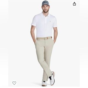 IZOD Men's Golf Swingflex Straight-fit Flat-Front Pants